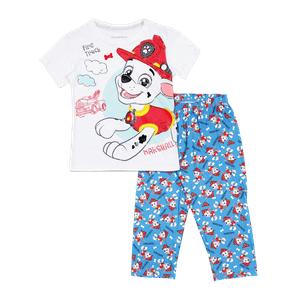 Set Pijama Camiseta Manga Corta y Pantalón Paw Patrol - Niños