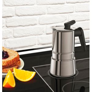 Cafetera Steel Moka - Pequeña