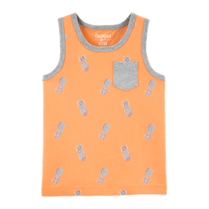 Camiseta Manga Sisa Naranja Oshkosh - Bebés