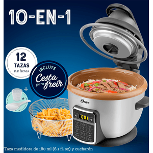 Arrocera 10-en-1 con freidora de aire CKSTRCAF22