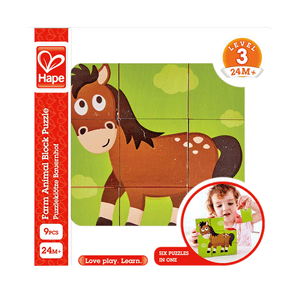 Rompecabezas Bloques Animales de Granja - Hape