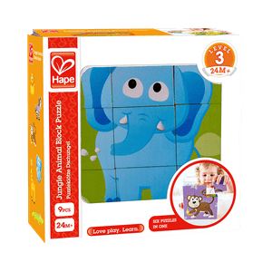 Rompecabezas de Bloques Animales de la Jungla - Hape