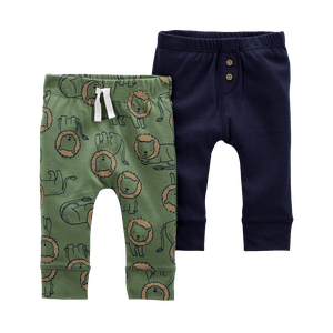 Set 2 Pantalones Verde y Azul Niños - Carter's