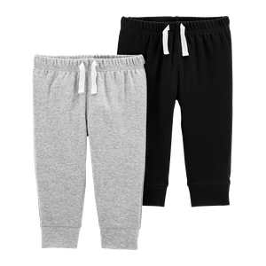 Set 2 Pantalones Gris y Negro Niños - Carter's