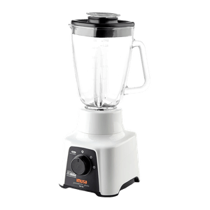 Licuadora Power Mix Vaso Vidrio 2 Velocidades Blanca