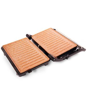 Sanduchera Y Grill Asador Panini Cobre HE-215 Home Elements