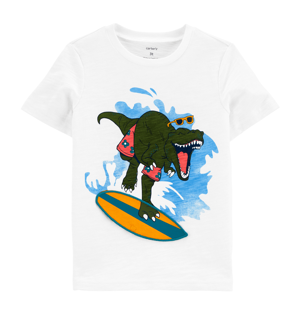 Camiseta Manga Corta Dinosaurio Niños - Carter's | Knasta Colombia