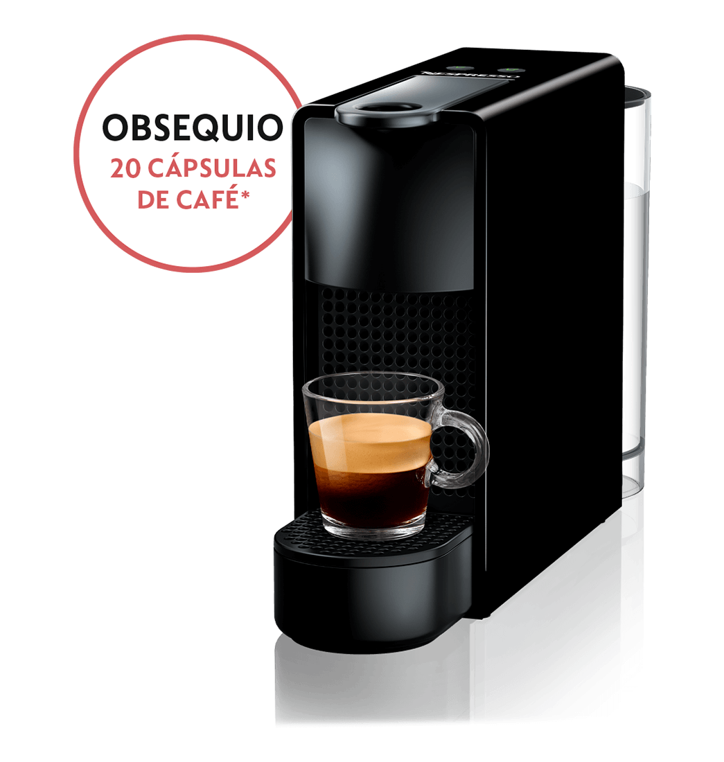 Cafetera de Cápsulas Essenza Mini C30 Negra con Espumador de Leche -  Cafeteras | Paris.cl