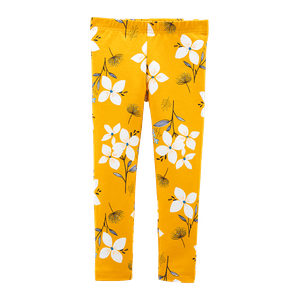 Leggins Amarillo con Flores Niñas - Carter's