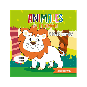 Libro Bilingüe de Baño: Animales de la Jungla - Sin Fronteras Grupo Editorial