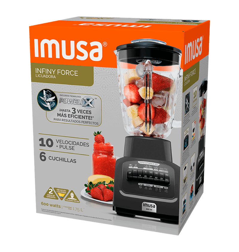 Licuadora Industrial Licuadora Imusa Infiny Force 10 Velocidades