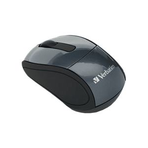 Mouse Nano Óptico Inalámbrico de Viaje Verbatim - Gris