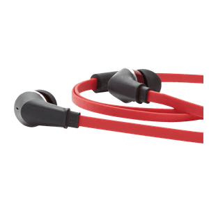 Auriculares Tangle-Free sin Enredos Verbatim - Rojo