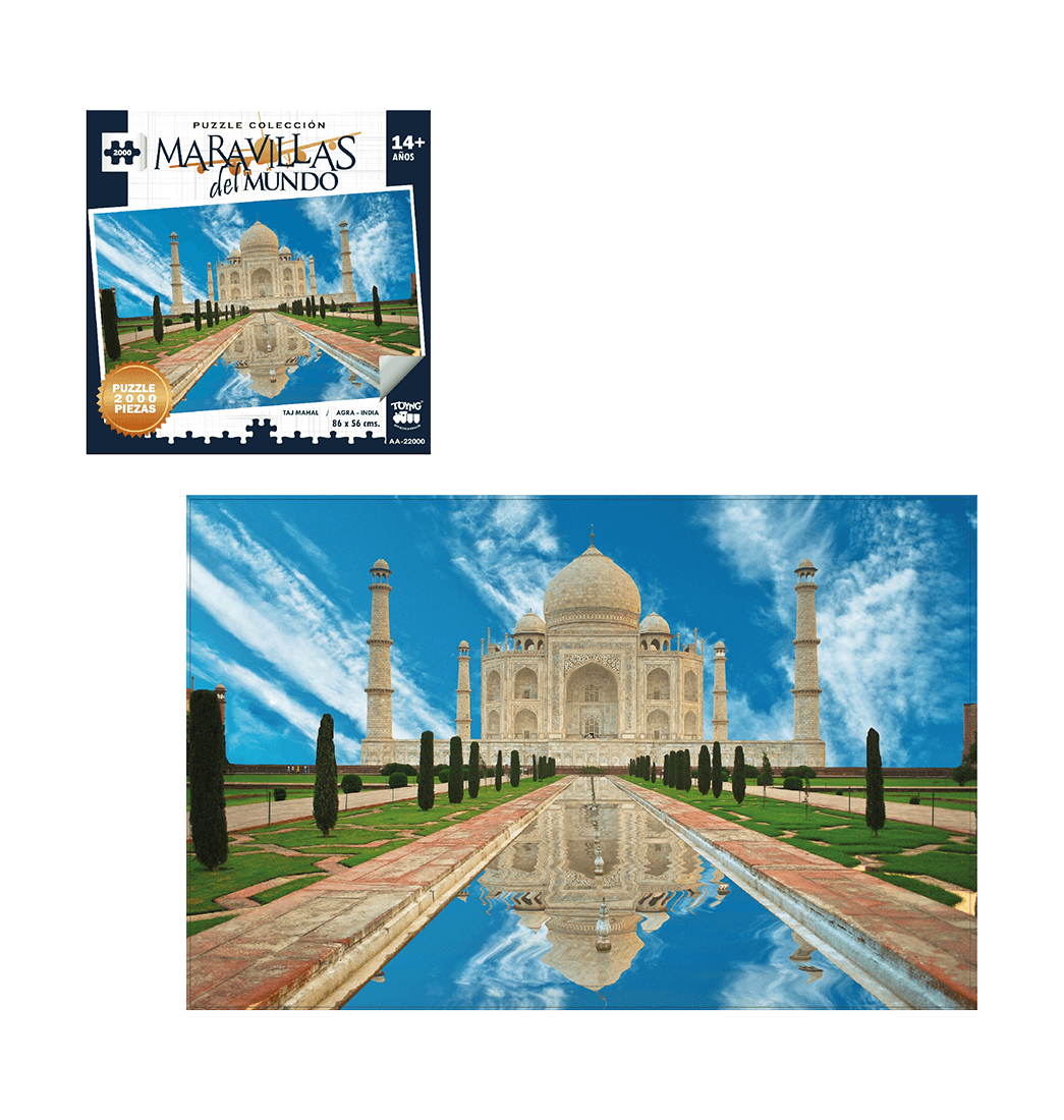 Rompecabezas Maravillas del Taj Mahal, 2000 | Knasta Colombia