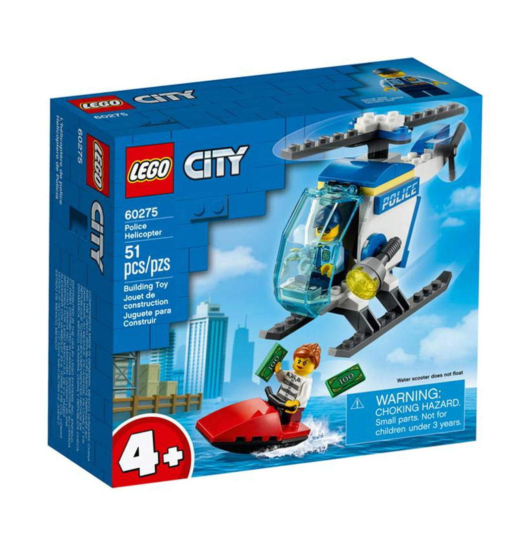 Conjunto Helicóptero de la policía de la ciudad - Lego