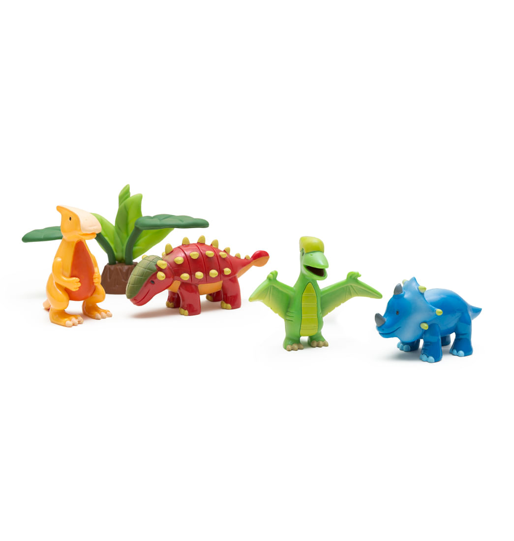 Set 4 Amigos Dinosaurios - Happy Line