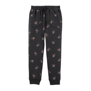 Pantalón Jogger Negro con Flores - Oshkosh