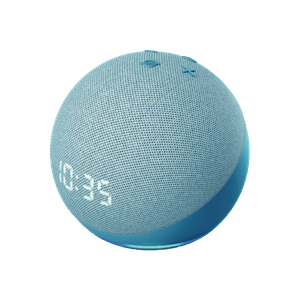 Echo Dot Altavoz Inteligente Alexa y Reloj Azul - Amazon