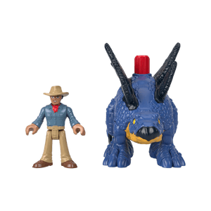 Dinosaurio Set Jurassic World: Stegosaurus y Dr. Grant - Imaginext