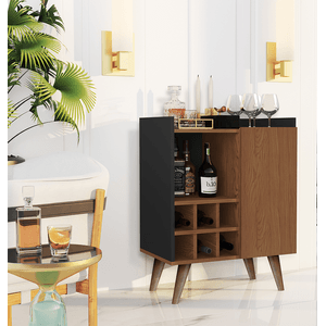 Bar Manhattan Negro Natural - Muebles 2020