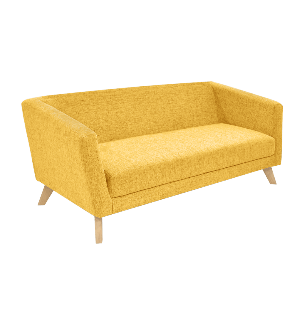 Sofá 3 Puestos Montreal Tela Mostaza Hogar Venecia Hogar Venecia Pepe Ganga Pepe ganga