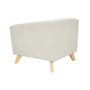 Poltrona Montreal Tela Taupe - Hogar Venecia