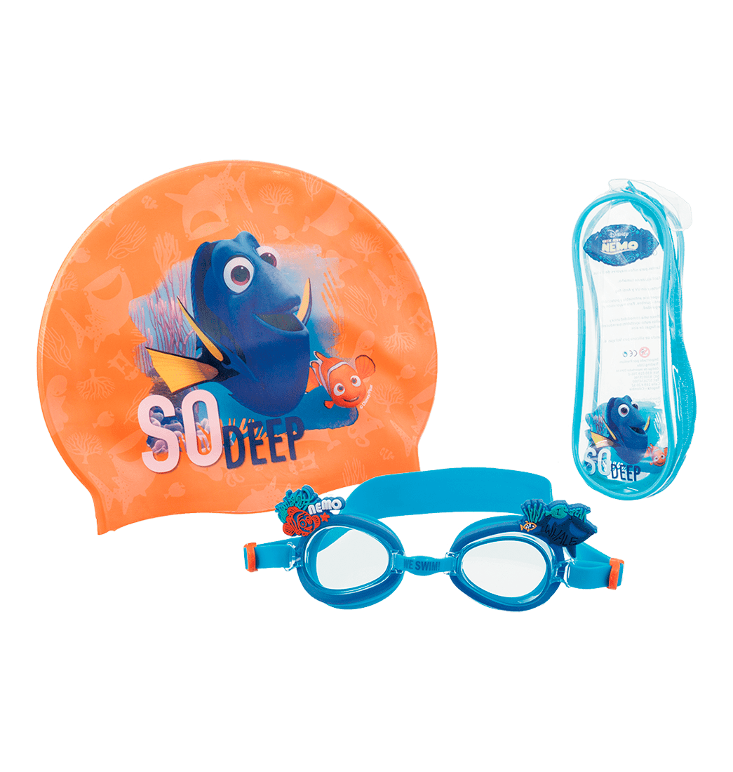 Set Gorro, Gafas y Estuche Nemo - Disney