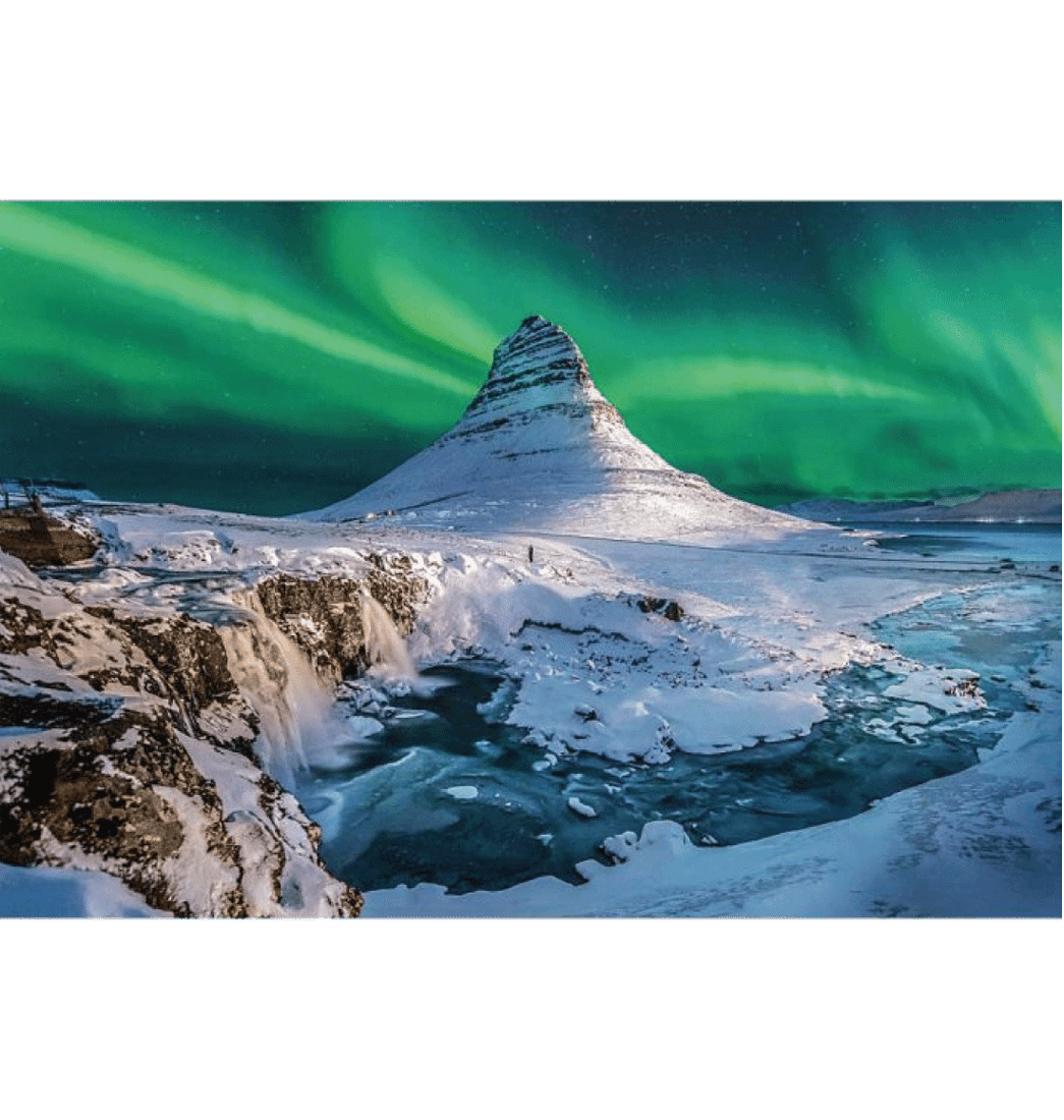 Rompecabezas Aurora en el Cielo Polar 1000 Piezas - Tomax