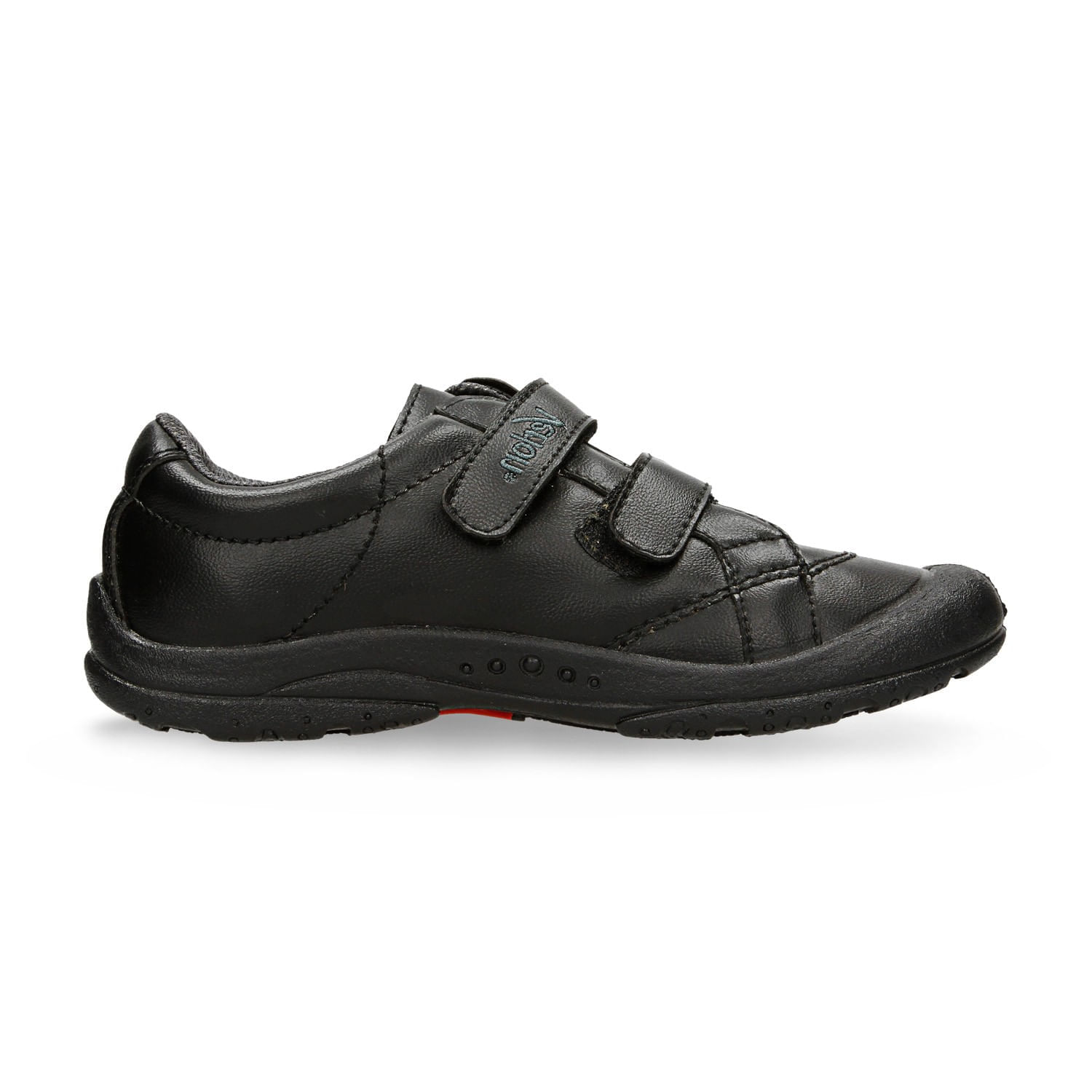 Zapatillas Escolares Negro Verlon Juanito Velcro V Escolar