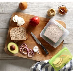 Bolsa Reutilizable Stasher  Silicona Transpar- Caja Averiada