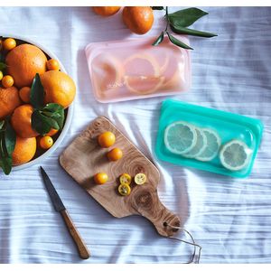 Bolsa Reutilizable Stasher Silicona Aqua- Caja Averiada