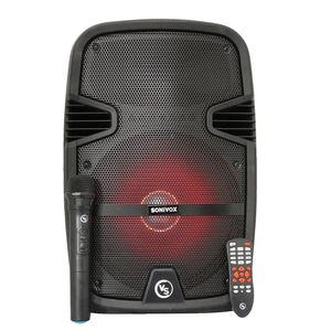 Cabina de Sonido Parlante Bluetooth 12 Pulgadas Portatil Recargable
