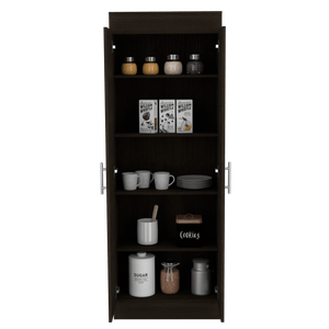 Alacena Barlovento Wengue con 5 Entrepaños - Rta Muebles