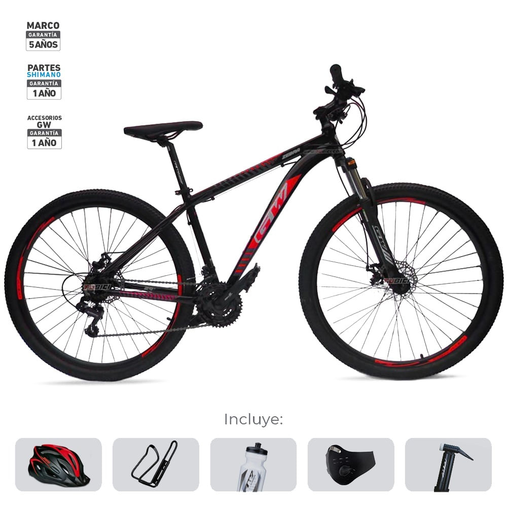 Bicicleta best sale gw roja