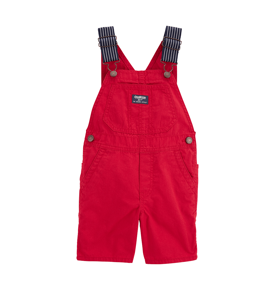 Overol Corto Rojo Niños - Oshkosh