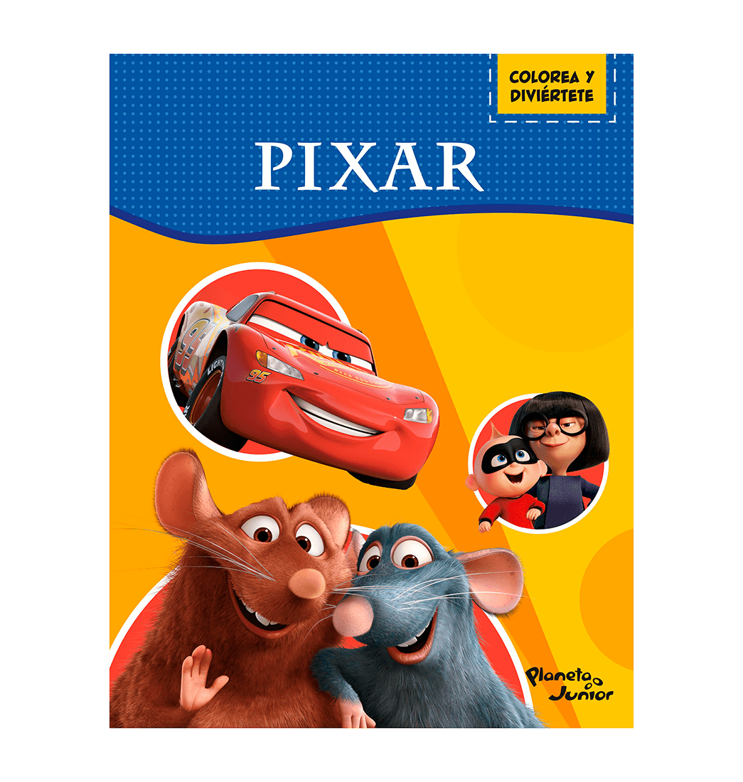 Libro Colorea y Diviértete Pixar - Editorial Planeta
