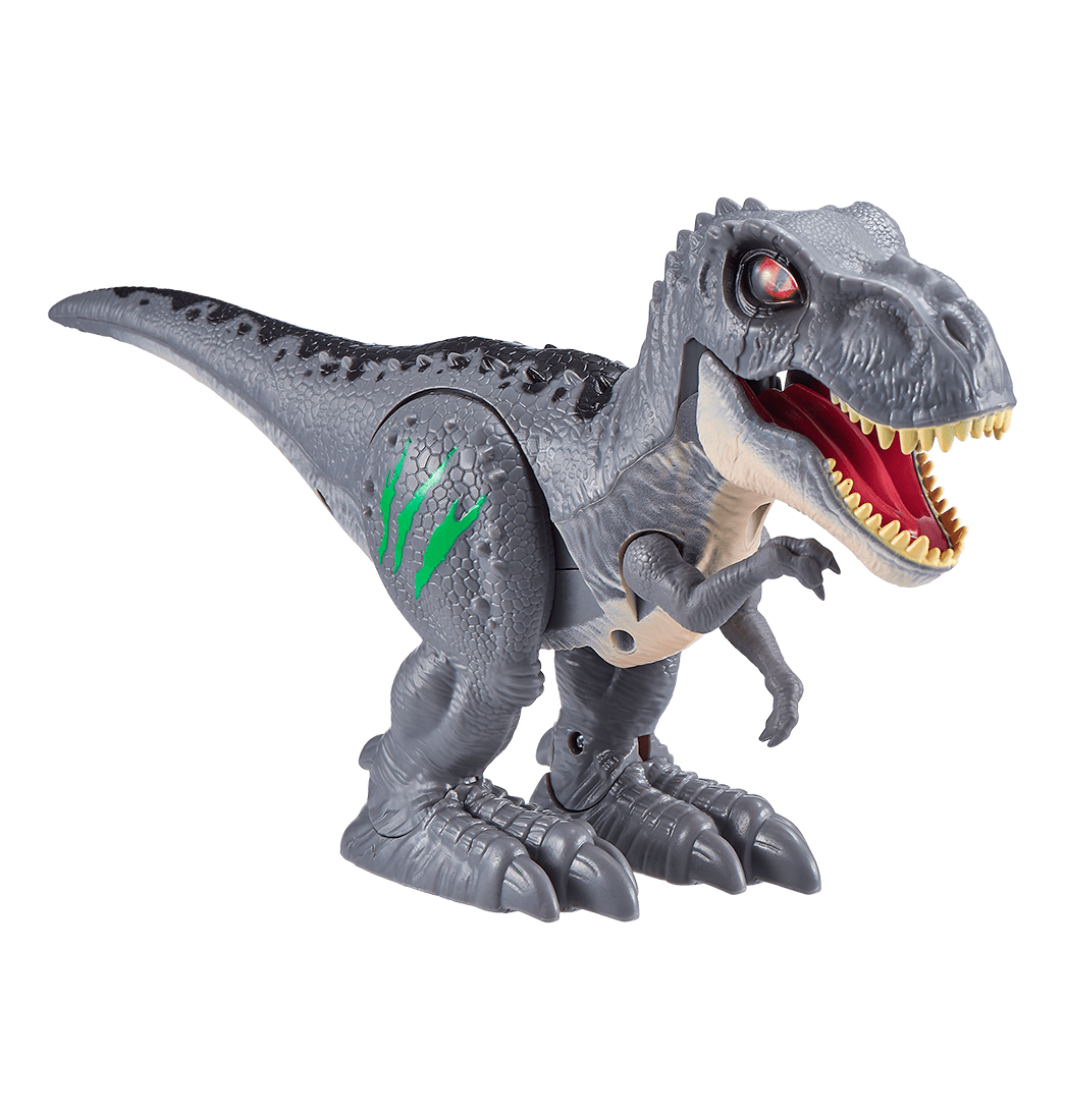 Atacando T-REX Gris - Robo Alive