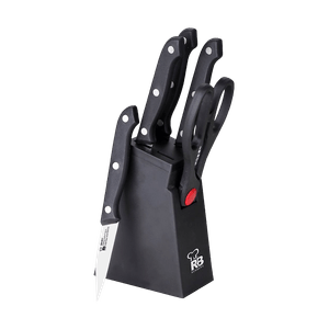 Set 6 Piezas Cuchillos Acero Inoxidable Black Bonn Rb - Bergner