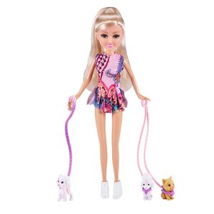 Set Muñeca Paseadora de Perros - Sparkle Girlz
