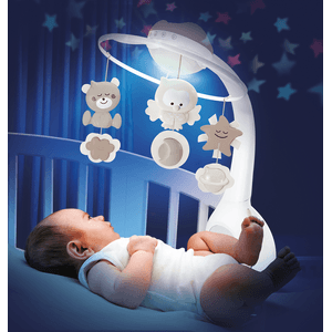 Móvil Proyector Luz Nocturna Blanco - Infantino