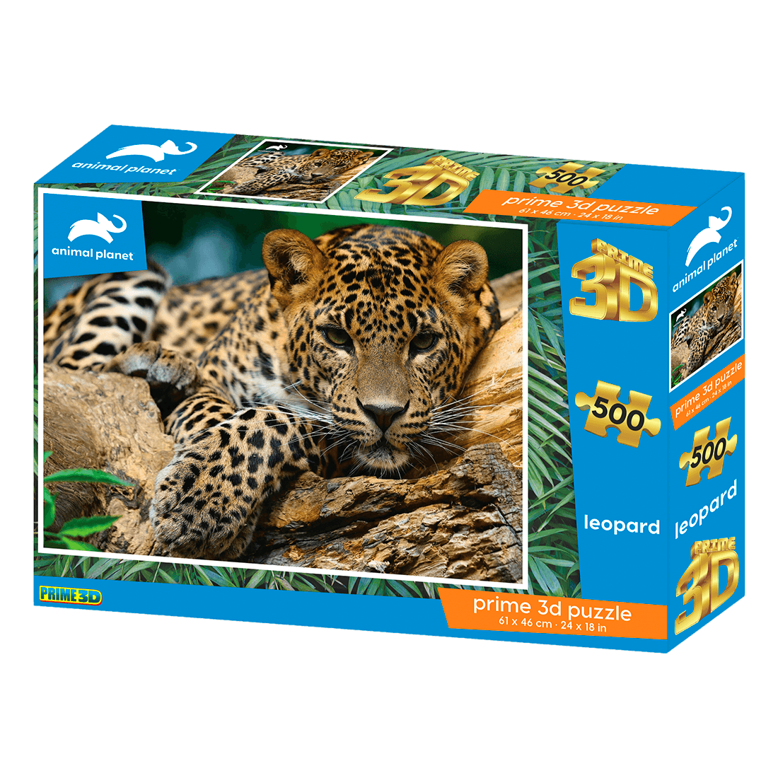 Rompecabezas Leopardo 500 Piezas Animal Knasta Colombia