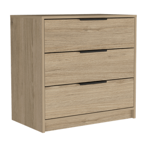 Organizador Wesley, Beige y Blanco, con tres cajones