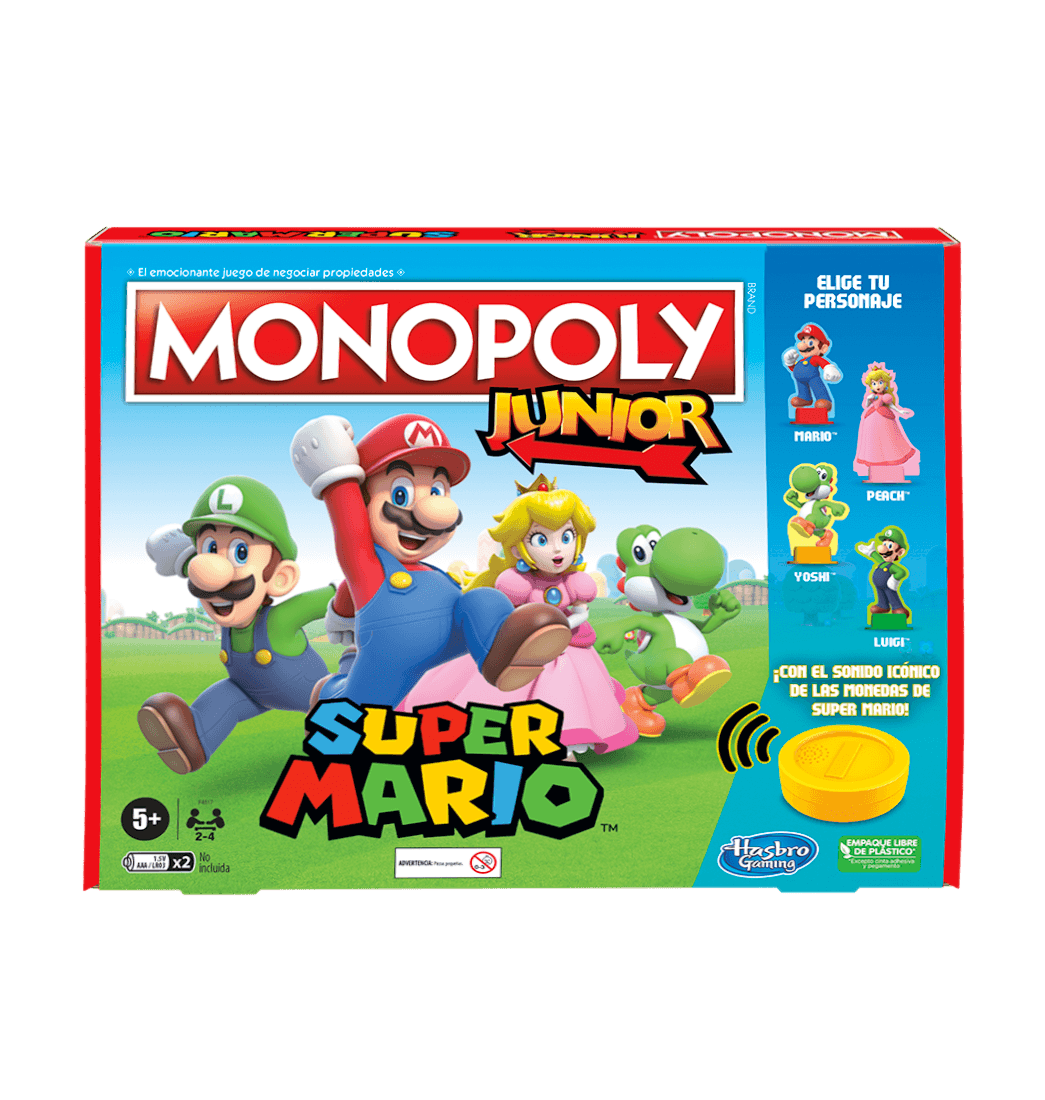 Juego Monopoly Junior Super Mario
