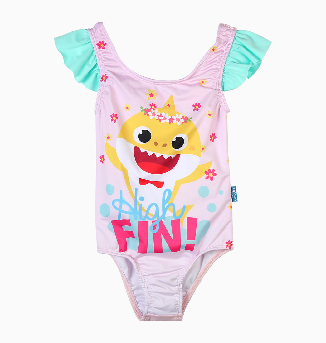 Vestido baby shark niña hot sale