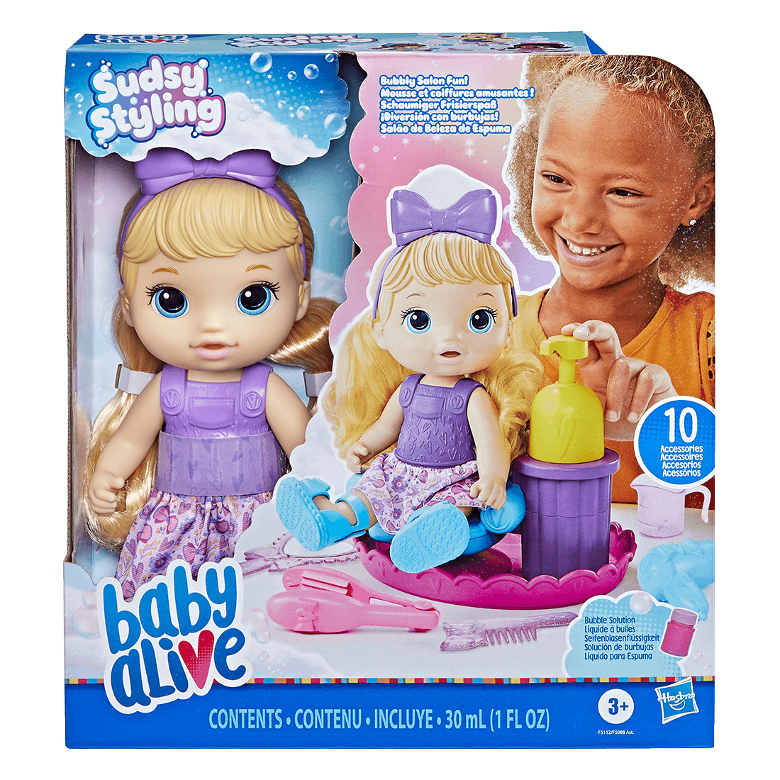 Baby alive outlet carrito de burbujas