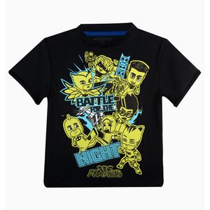 Camiseta Manga Corta Negro Niños - PJ Masks