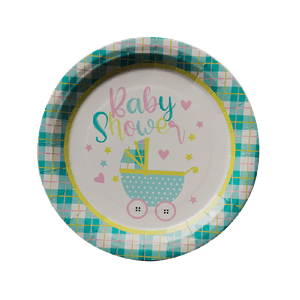 Set 8 Platos para Baby Shower Niños - Nico