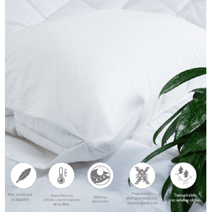 Protector de Almohada Aloe Vera - Mano de Oso