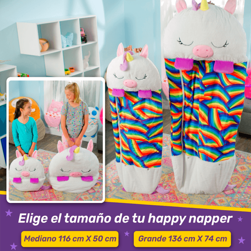 Almohada Unicornio Happy Nappers Blanco Happy Nappers Pepe Ganga Pepe Ganga