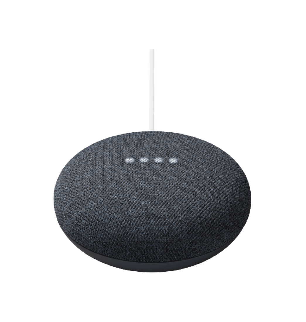 Parlante inteligente Google Nest Mini 2da generación con control